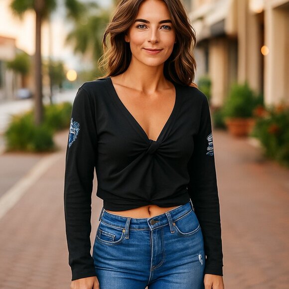 Harley-Davidson Sturgis Twist Crop Top - Picture 1 of 11